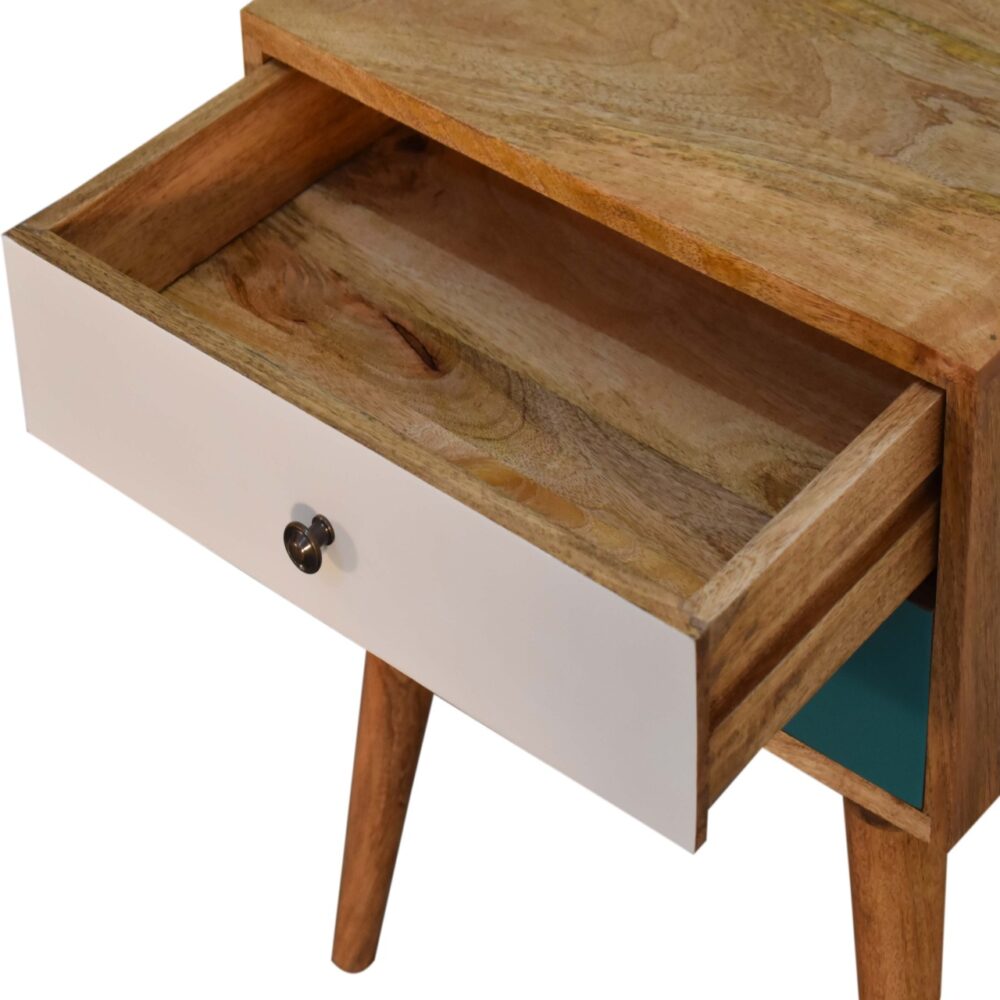 wholesale Teal Modern Solid Wood Bedside for resale