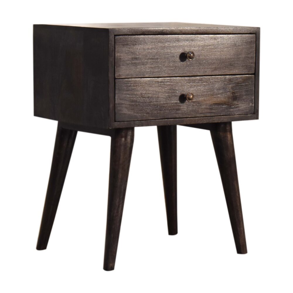 Ash Black Modern Solid Wood Bedside wholesalers