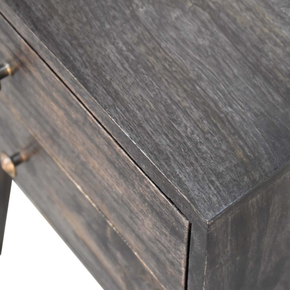 wholesale Ash Black Modern Solid Wood Bedside for resale