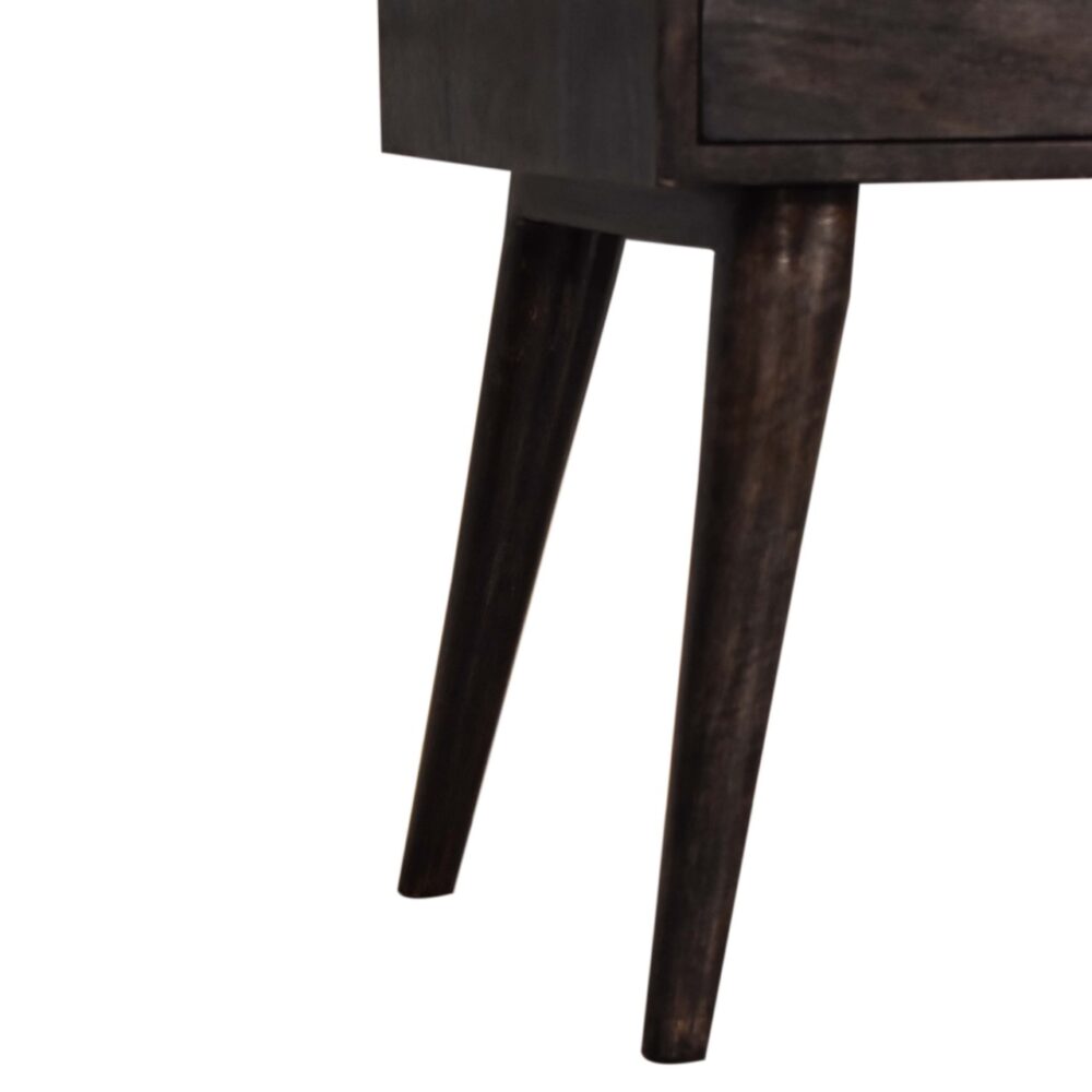 Ash Black Modern Solid Wood Bedside for reselling