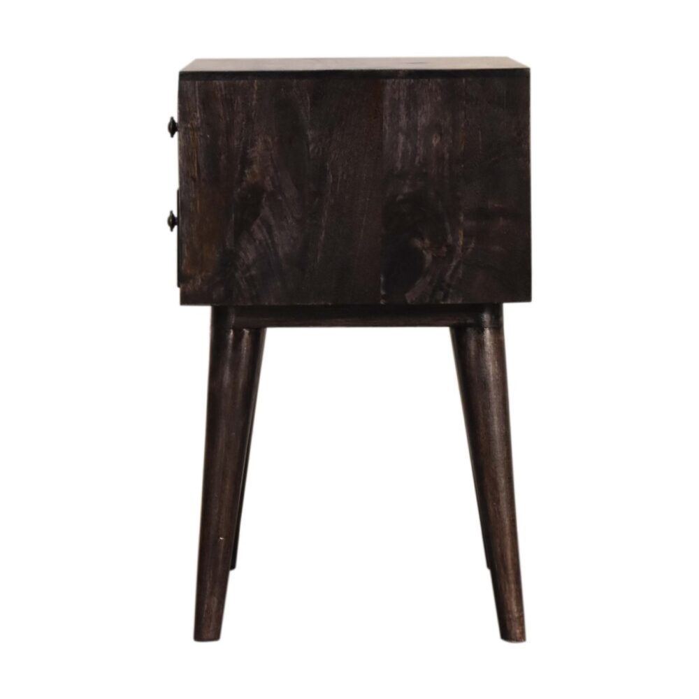 Ash Black Modern Solid Wood Bedside for wholesale