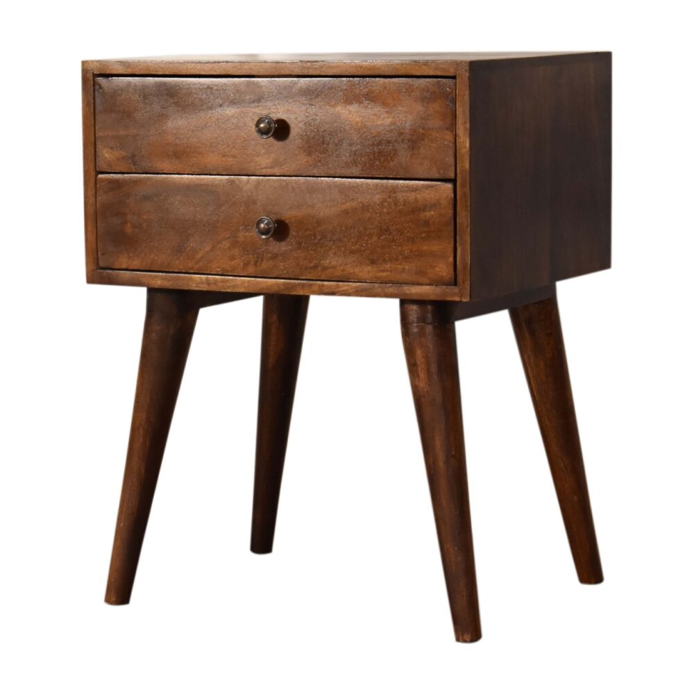 Chestnut Modern Solid Wood Nightstand dropshipping