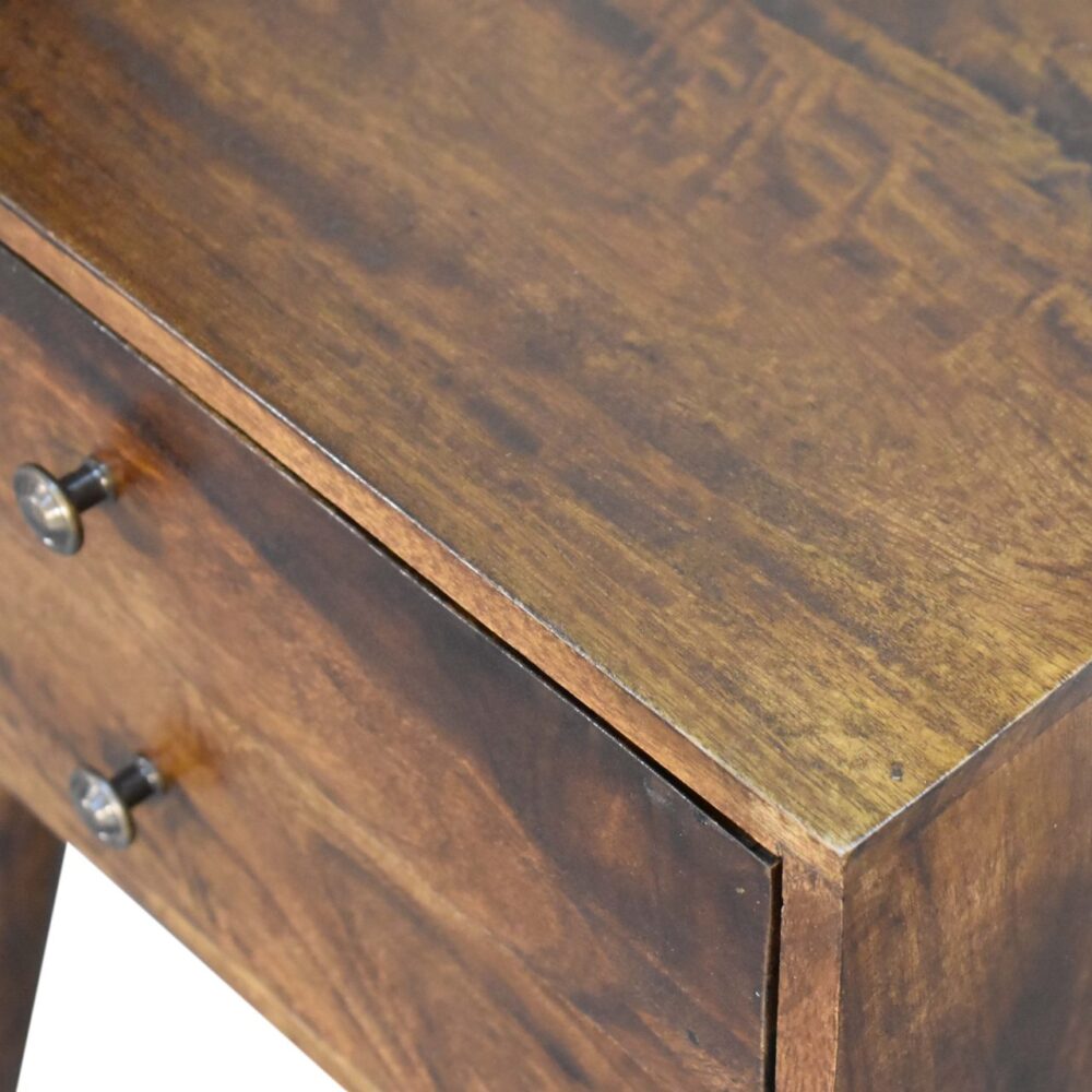 Chestnut Modern Solid Wood Nightstand for reselling