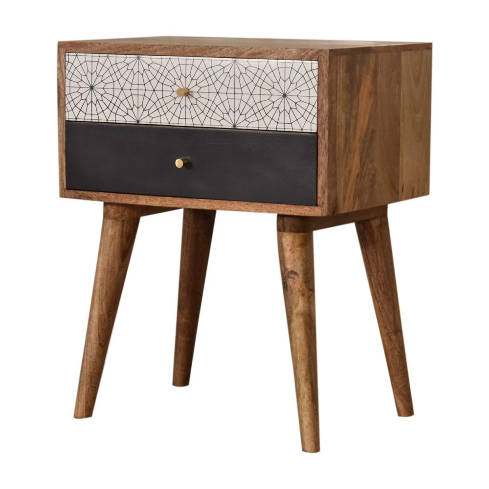 Black Patterned Bedside wholesalers