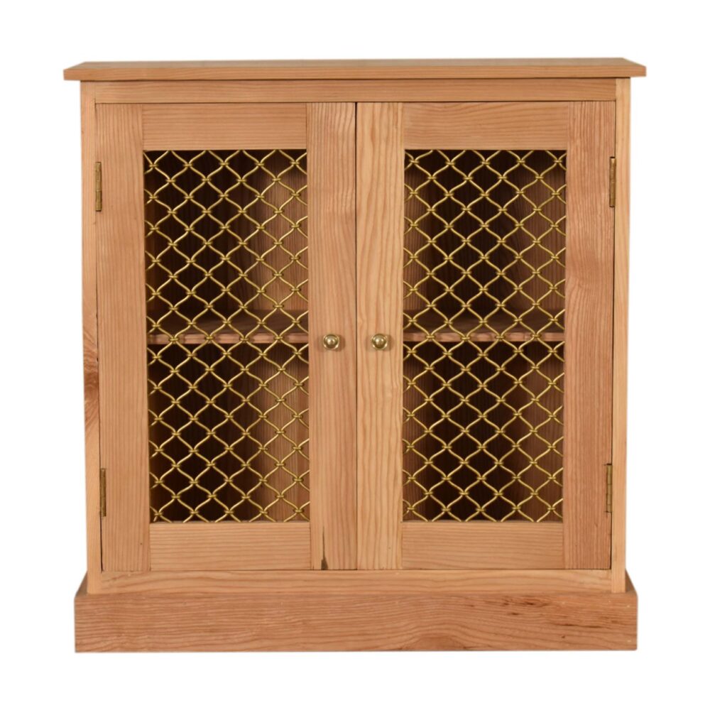 Caged Oak-ish Cabinet for resale