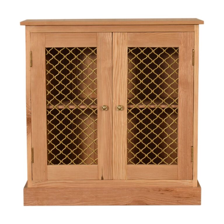 Caged Oak-ish Cabinet for resale