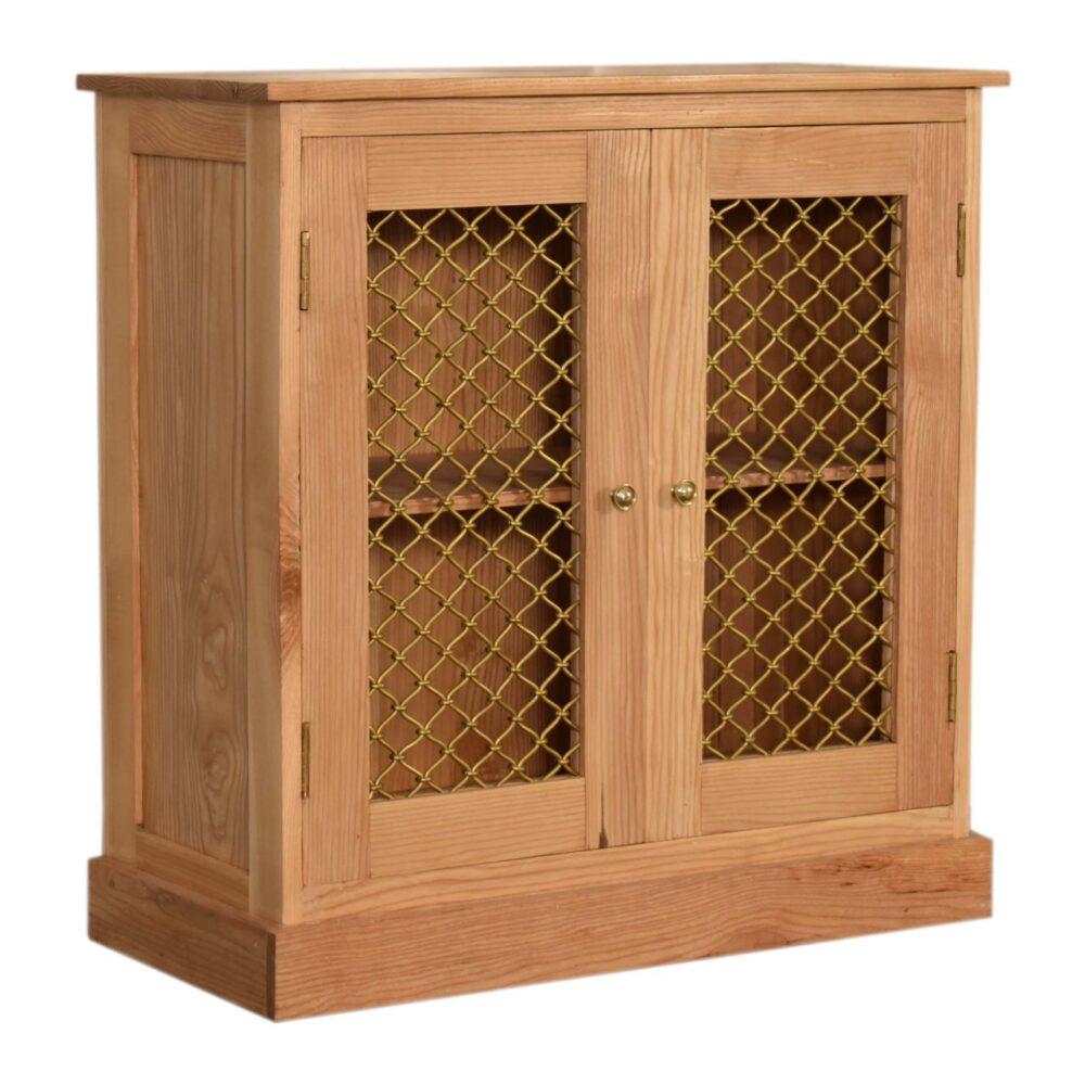 Caged Oak-ish Cabinet dropshipping