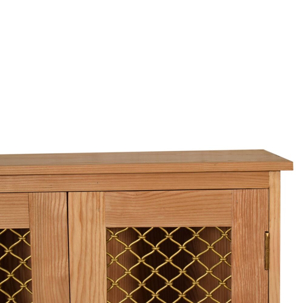 Caged Oak-ish Cabinet for resell