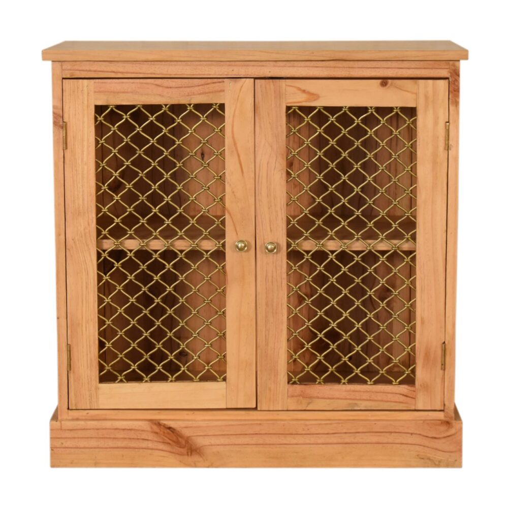 Caged Pine Cabinet for resale