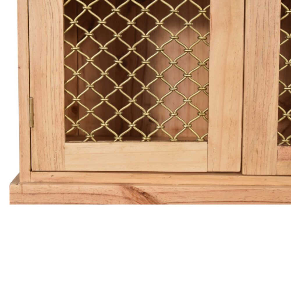 Caged Pine Cabinet for reselling