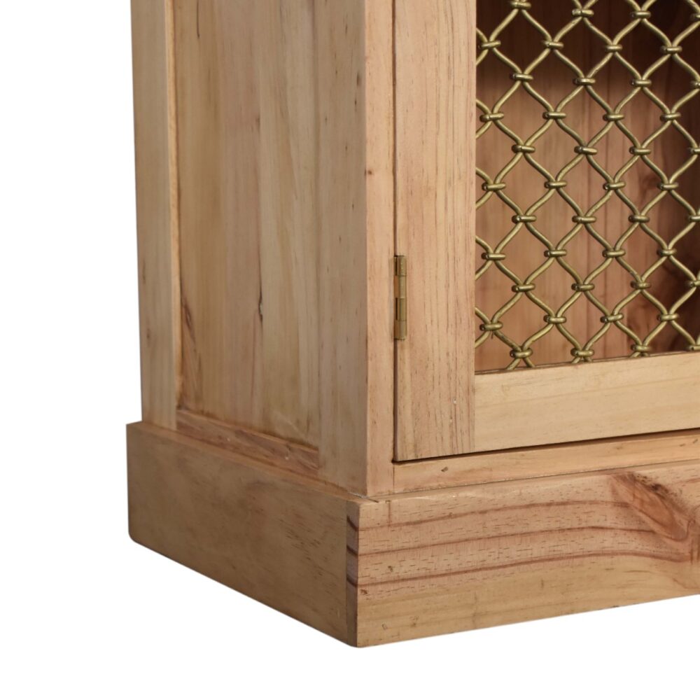 Caged Pine Cabinet for wholesale