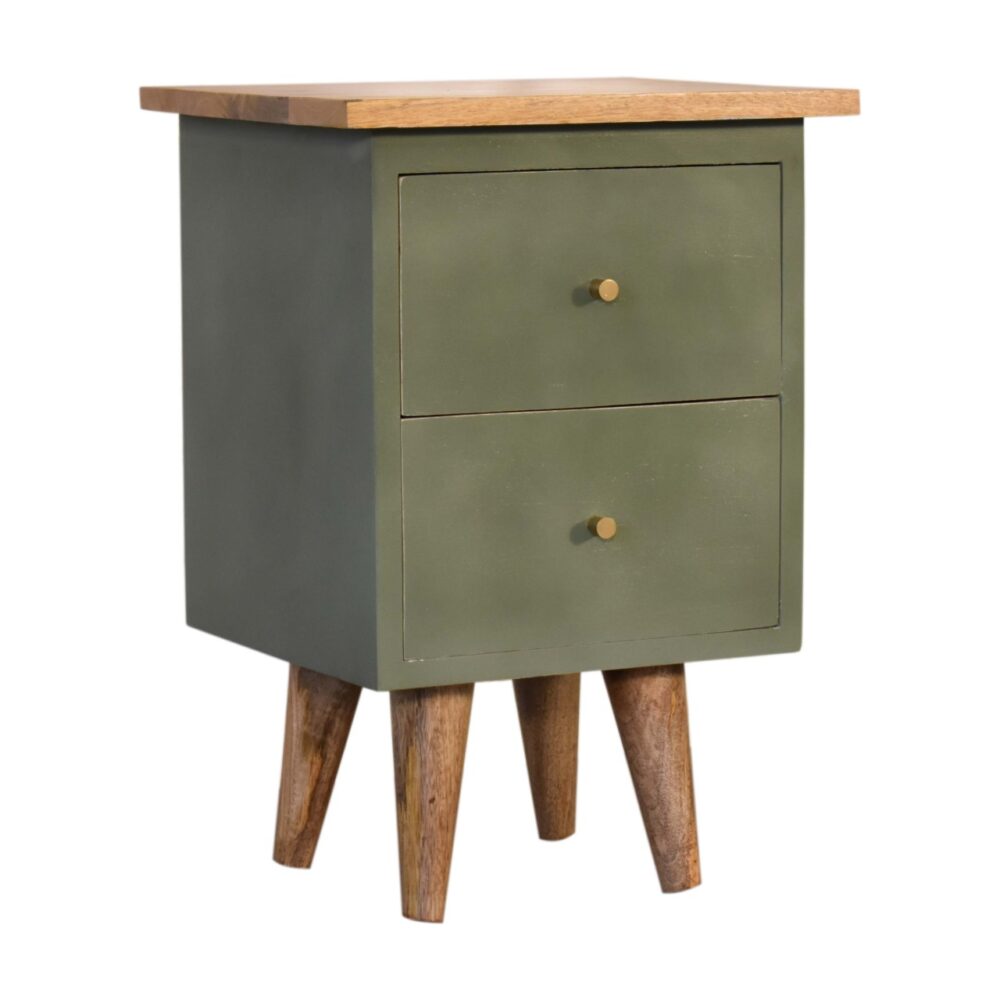 Olive Hand Painted Bedside wholesalers