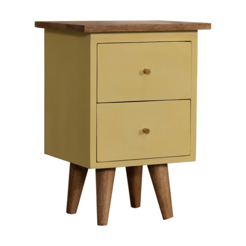 Yellow Hand Painted Bedside wholesalers