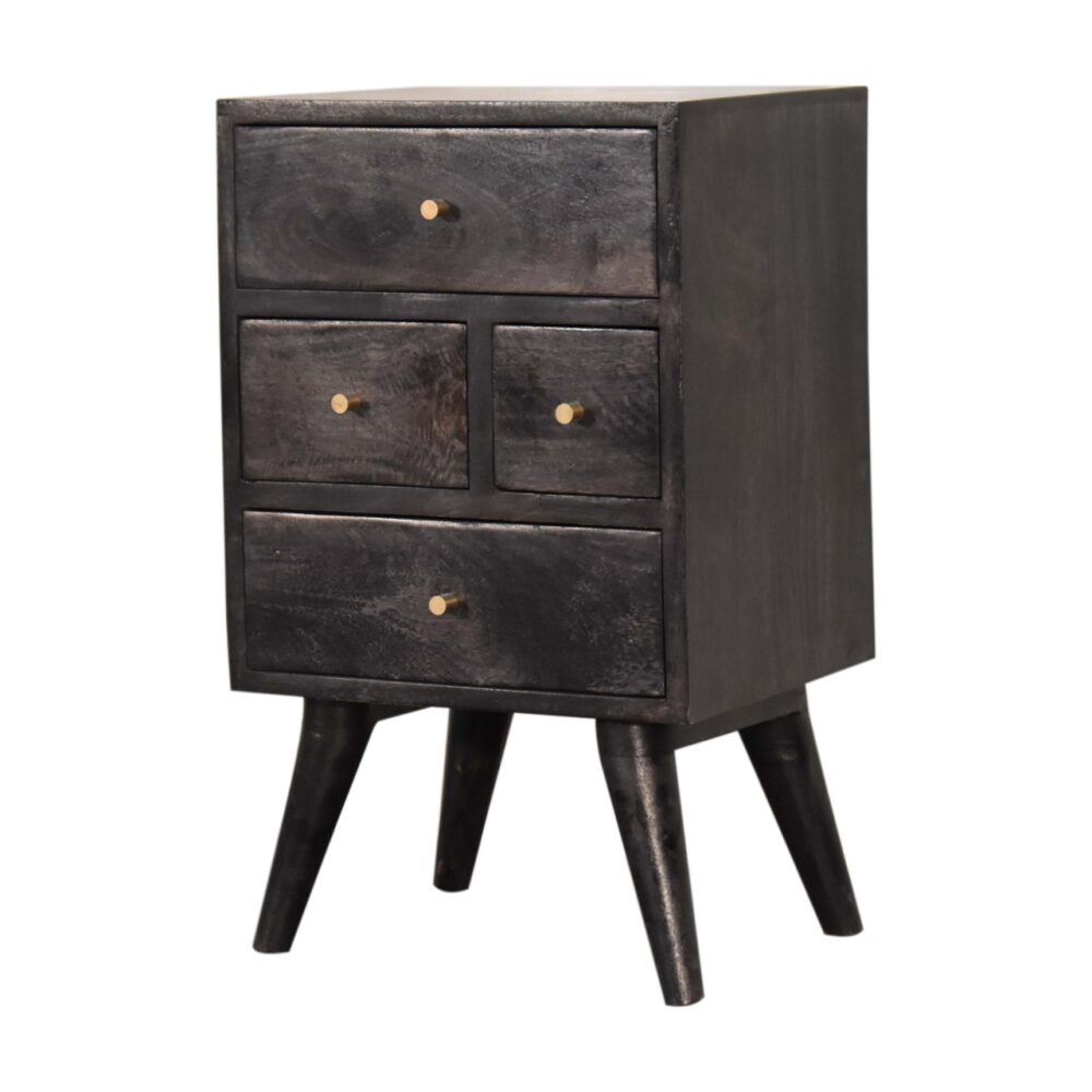 wholesale Multi Drawer Ash Black Bedside for resale