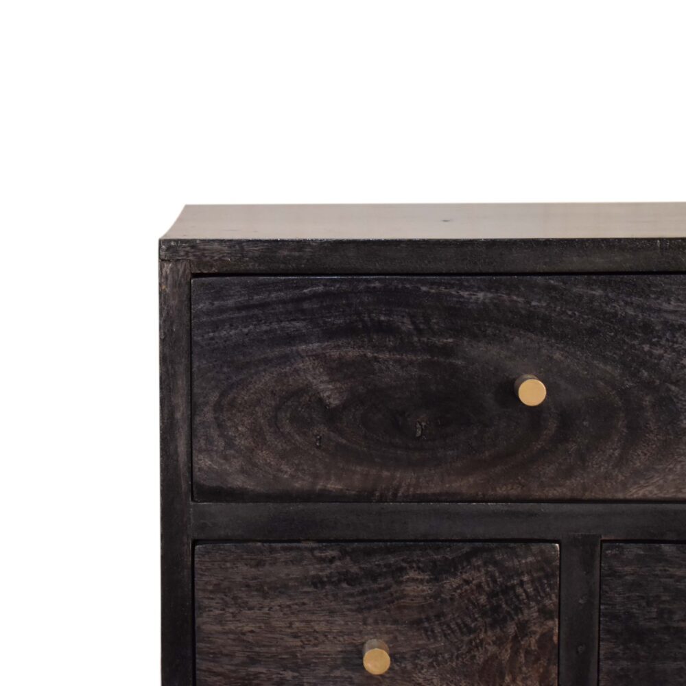 Multi Drawer Ash Black Bedside dropshipping