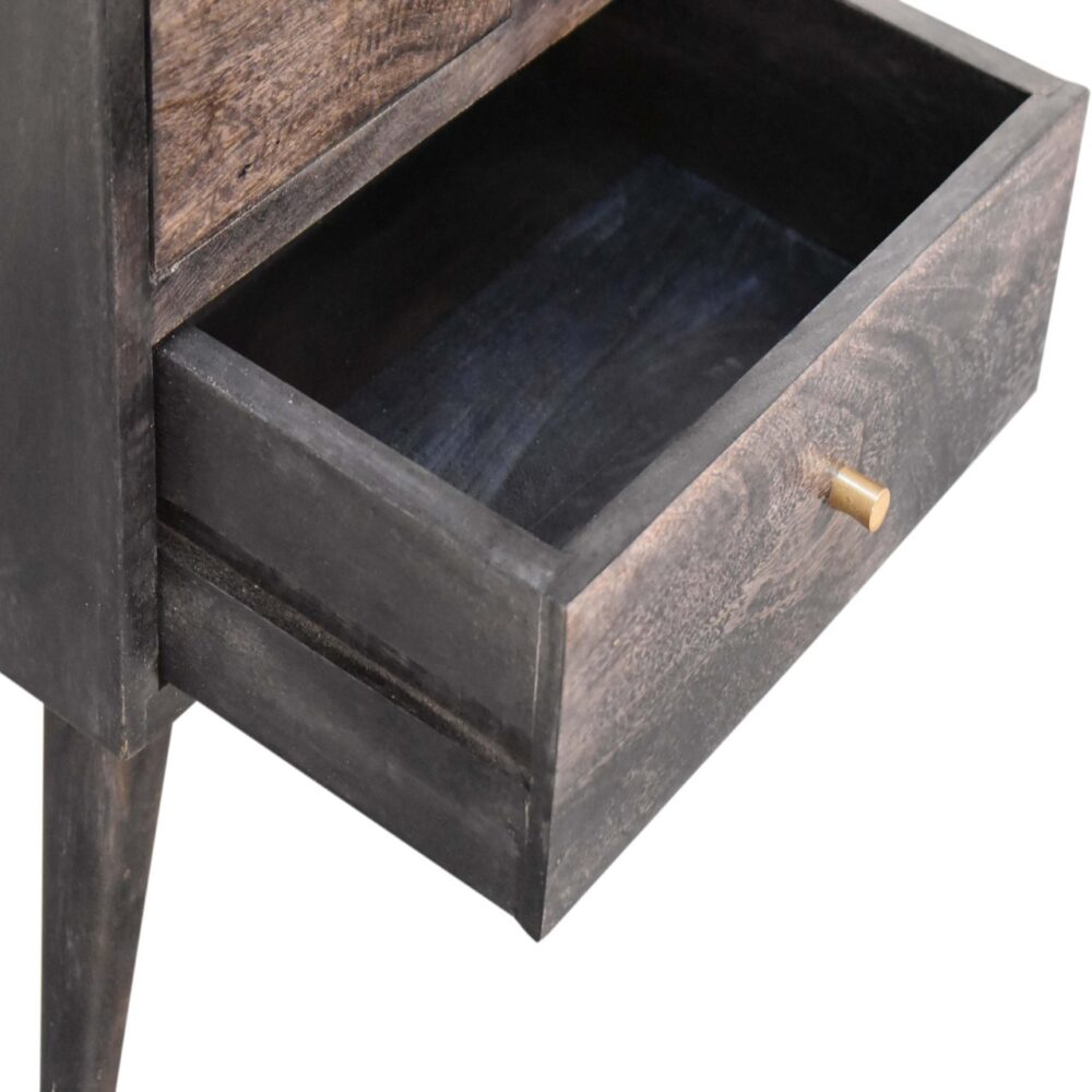 Multi Drawer Ash Black Bedside for resell