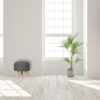 bulk Pewter Tweed Nordic Style Footstool for resale