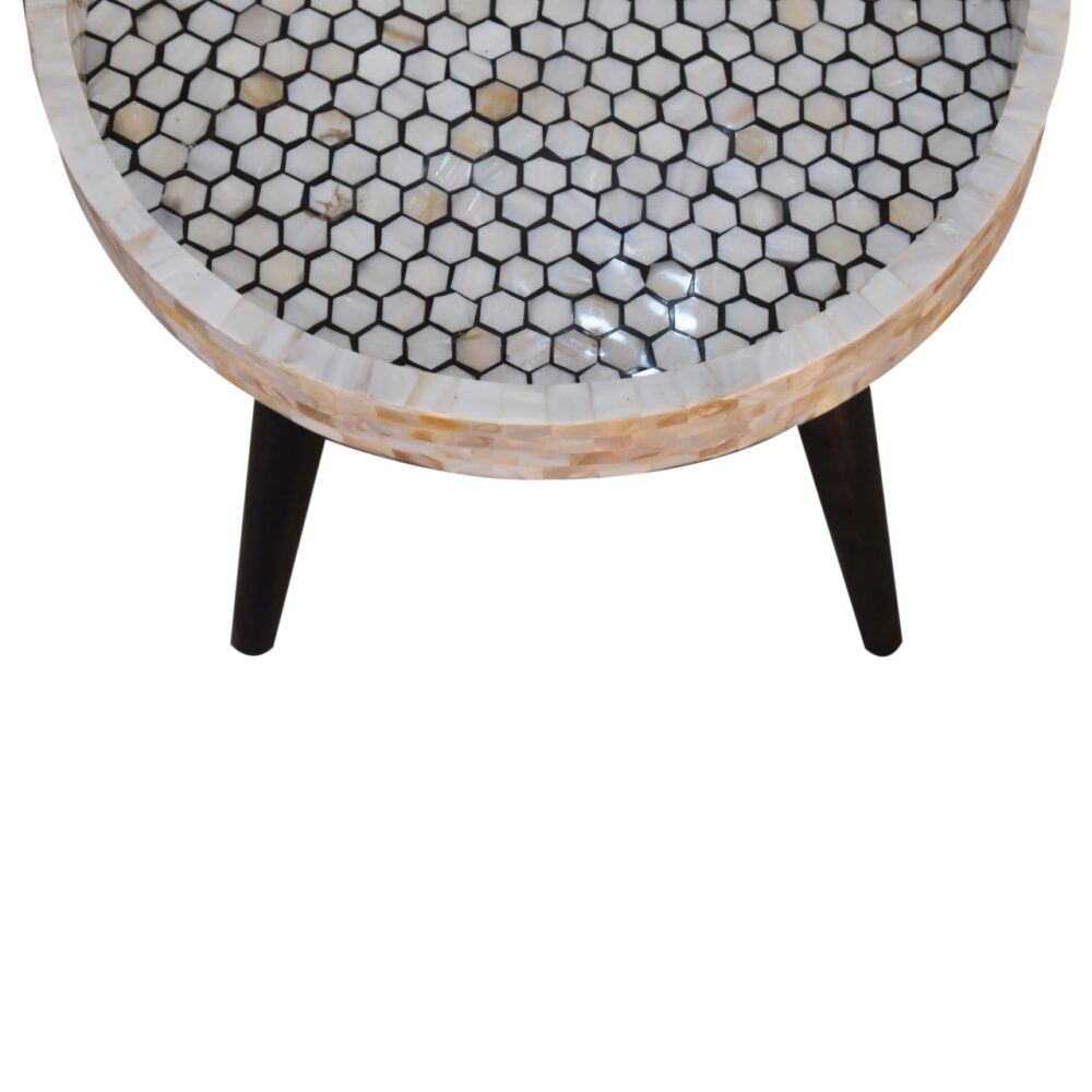 Honeycomb Mosaic End Table for resell