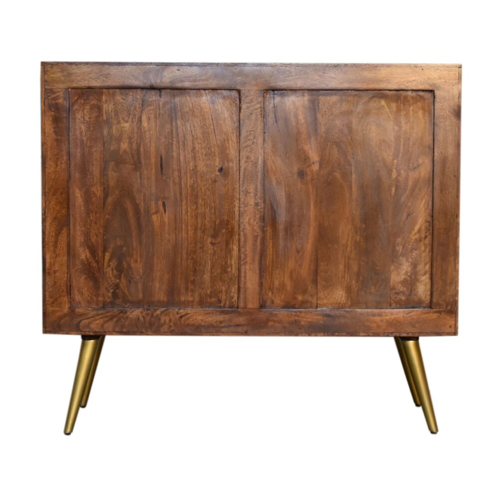 bulk Chestnut Gold Inlay Abstract Sideboard for resale
