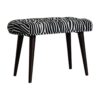 Zebra Print Deep Button Bench wholesalers