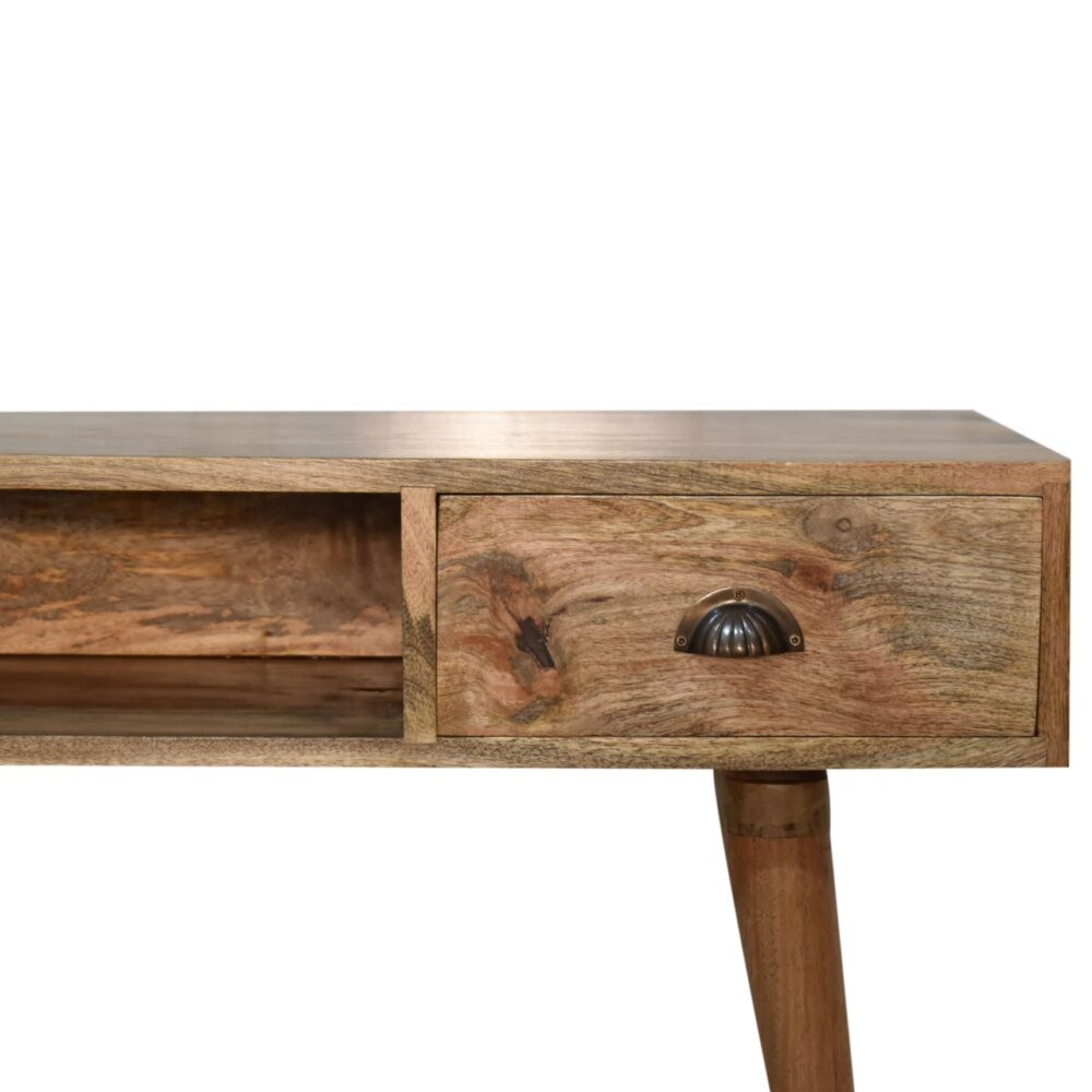 Solid Wood Writing Desk with Open Slot and Cable Access dropshipping