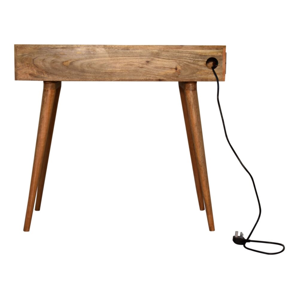 bulk Solid Wood Writing Desk with Open Slot and Cable Access for resale