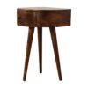 Chestnut Semi Circle Bedside wholesalers