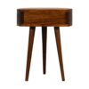 bulk Chestnut Semi Circle Bedside for resale