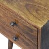 wholesale Mini 2 Drawer Chestnut Bedside for resale