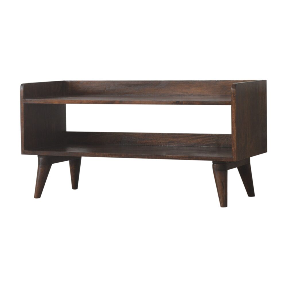 Nordic Walnut Finish Storage Bench wholesalers