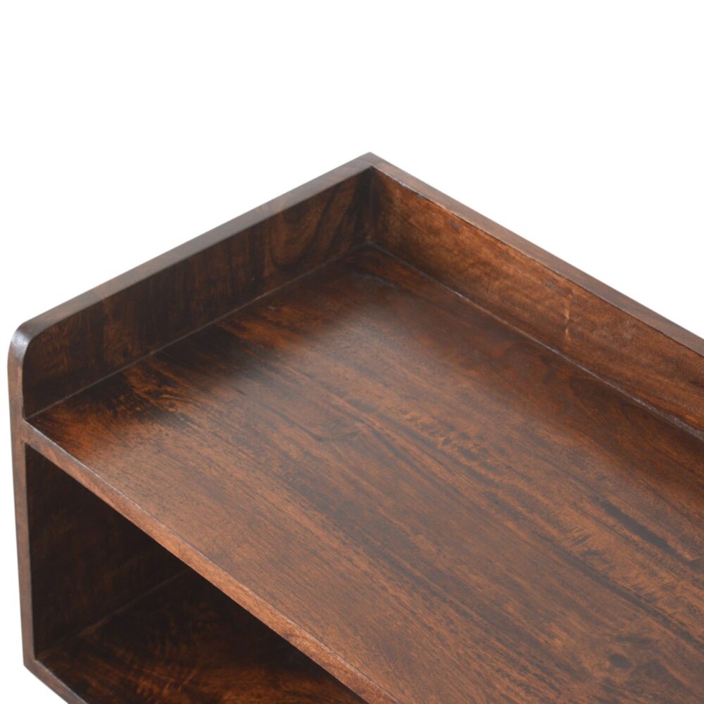 wholesale Nordic Walnut Finish Storage Bench for resale