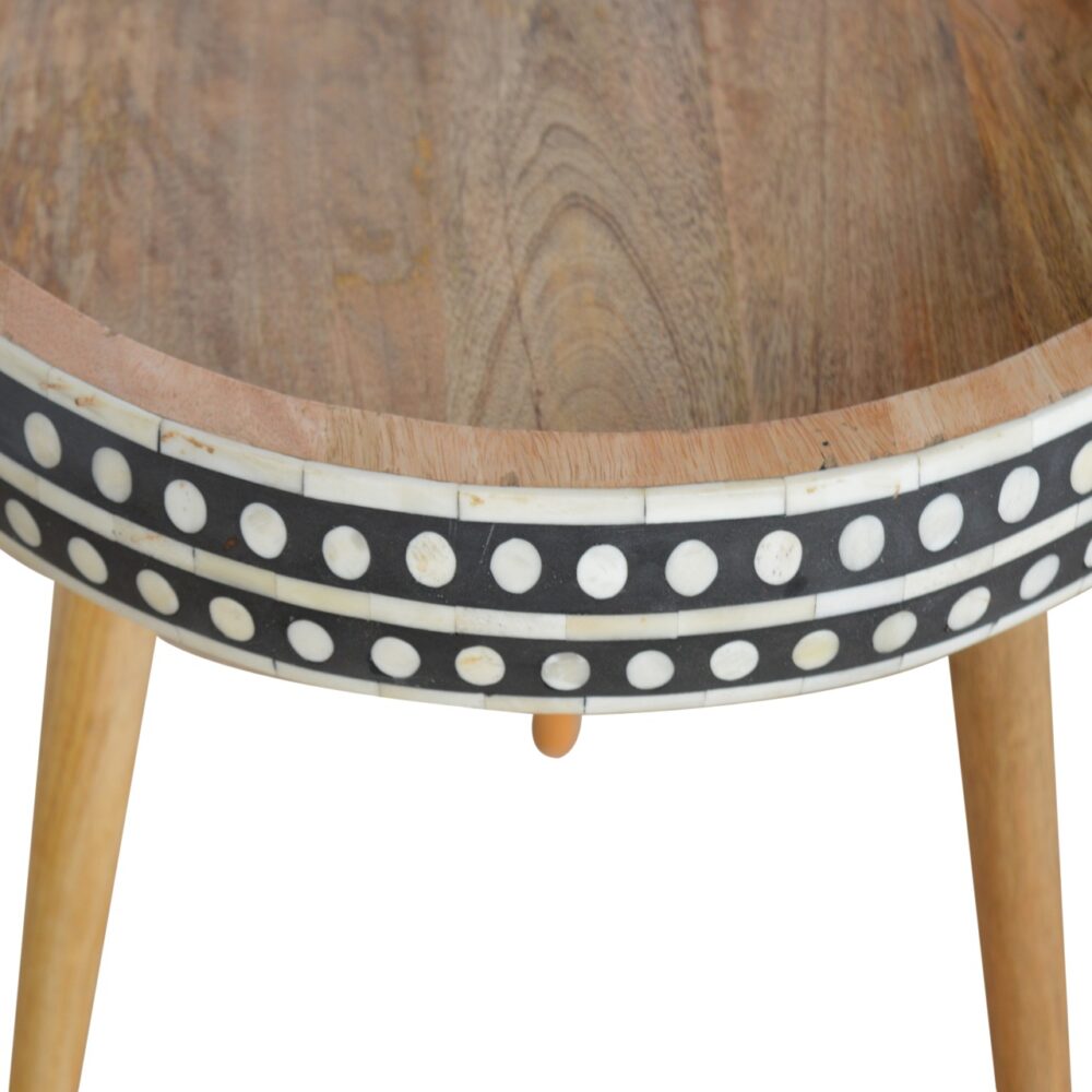 Large Patterned Nordic Style End Table dropshipping