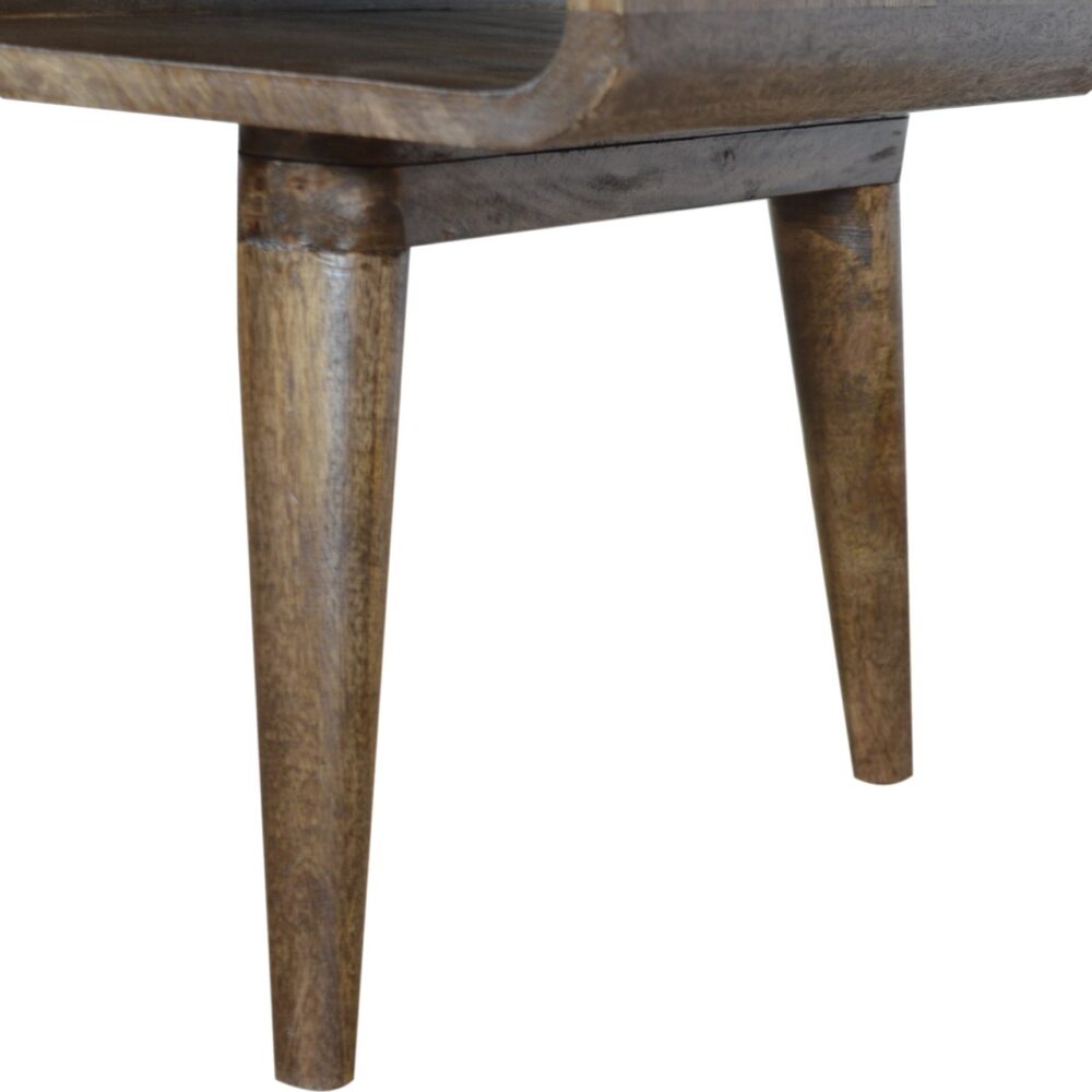 wholesale Curved Grey Washed Coffee Table for resale