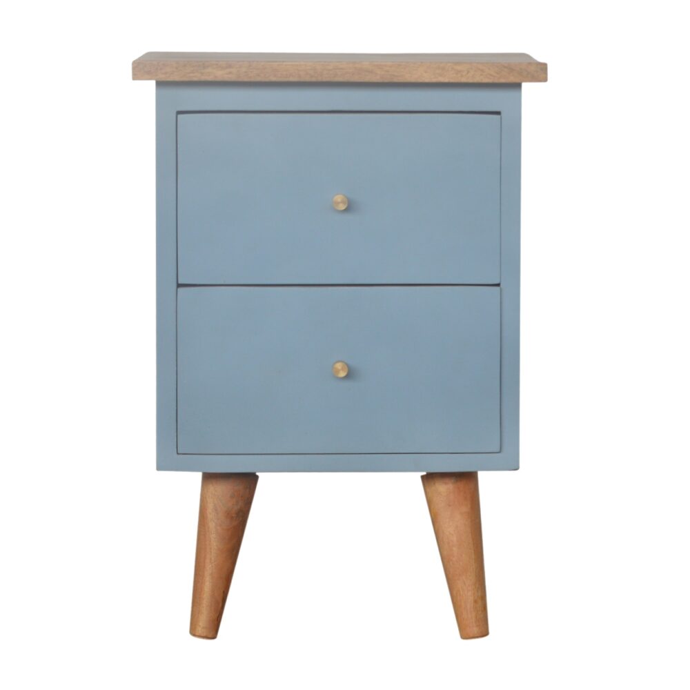 Blue Hand Painted Bedside for resale