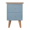 Blue Hand Painted Bedside for resale
