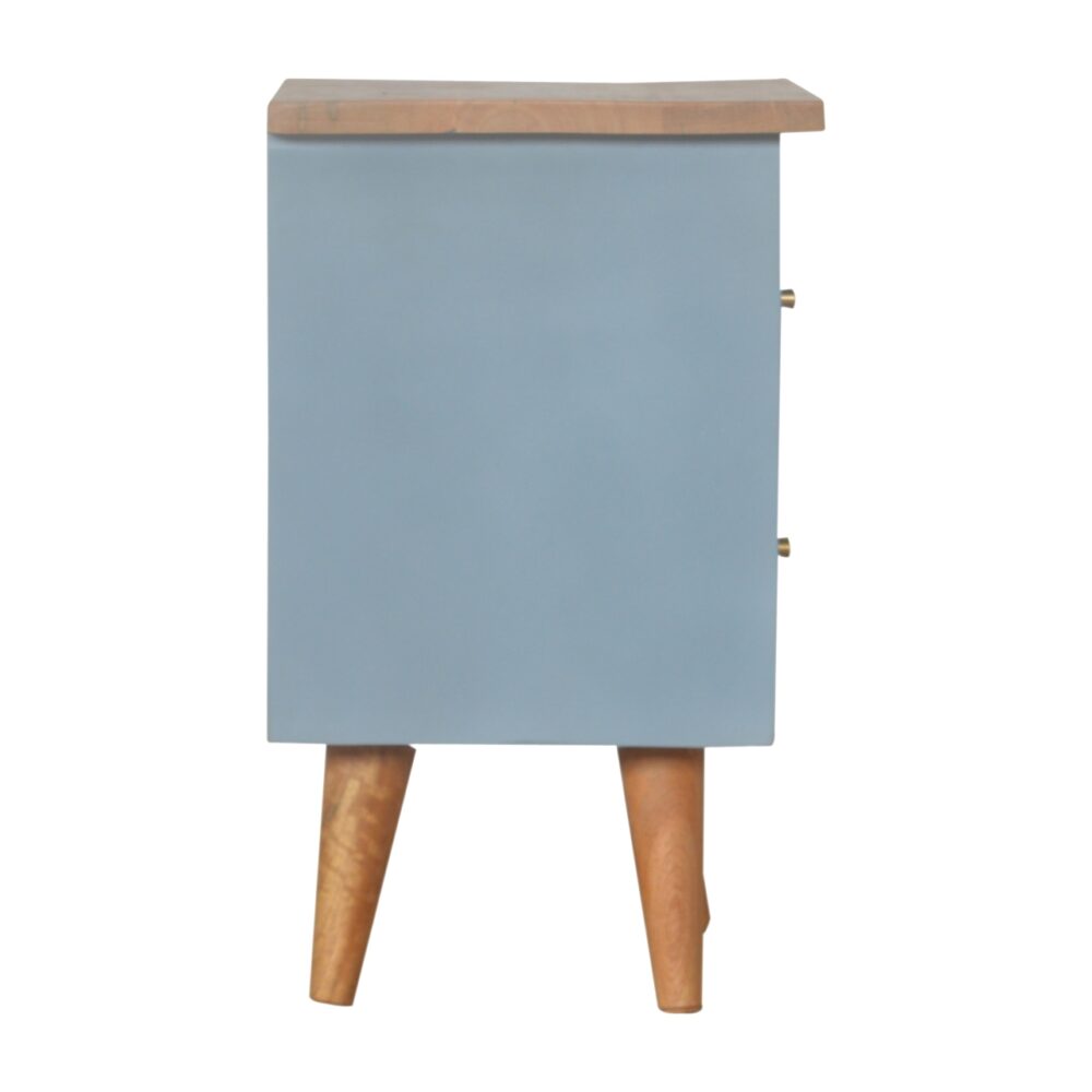 Blue Hand Painted Bedside for wholesale