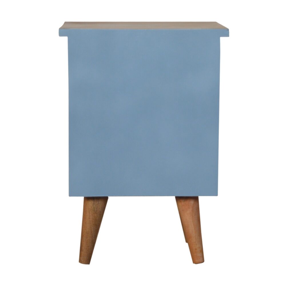 bulk Blue Hand Painted Bedside for resale