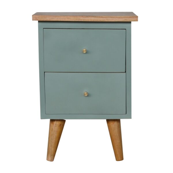 Green Hand Painted Bedside for resale