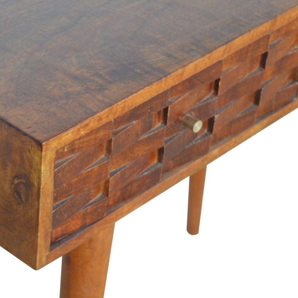 wholesale Tile Carved  Chestnut Console Table for resale