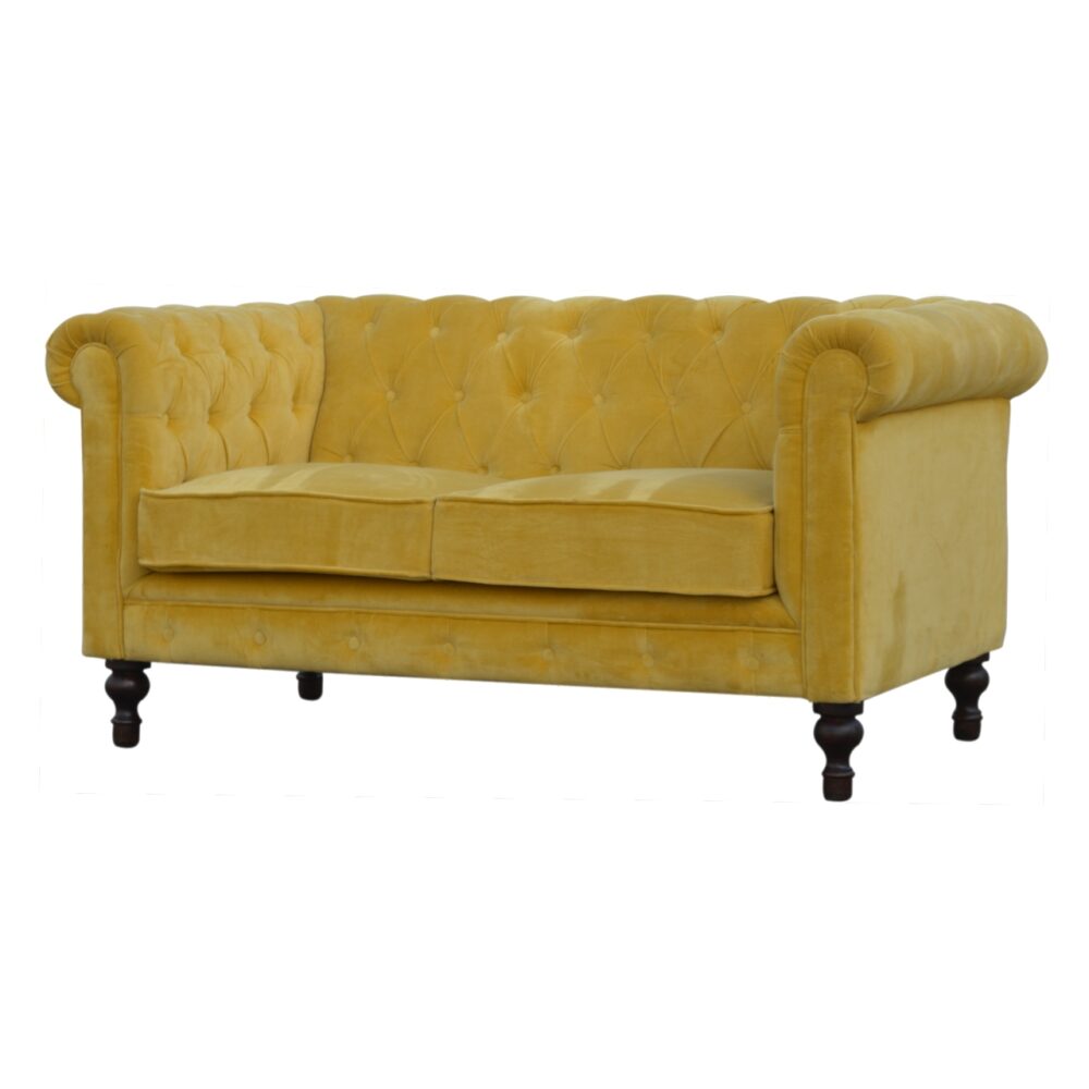 Mustard Velvet Chesterfield Sofa wholesalers