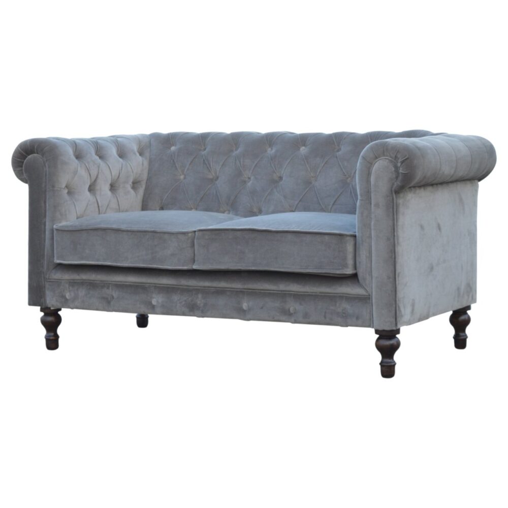 Grey Velvet Chesterfield Sofa wholesalers
