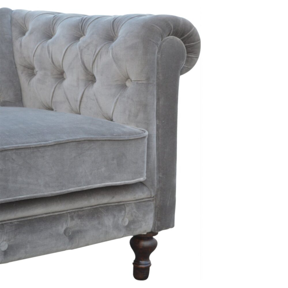 wholesale Grey Velvet Chesterfield Sofa for resale