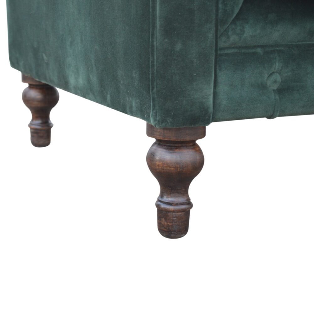 wholesale Emerald Green Velvet Chesterfield Sofa for resale