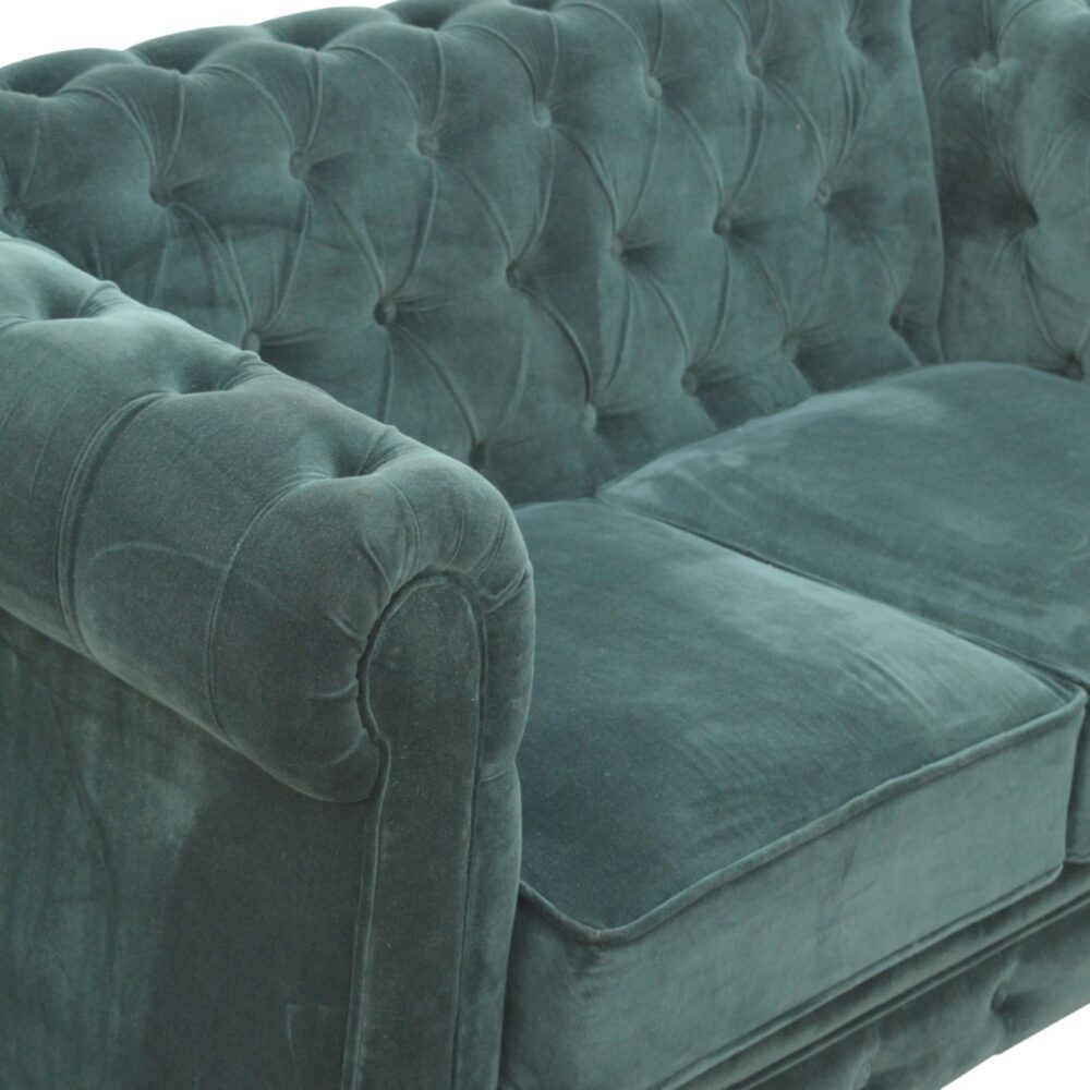 wholesale Emerald Green Velvet Chesterfield Sofa for resale