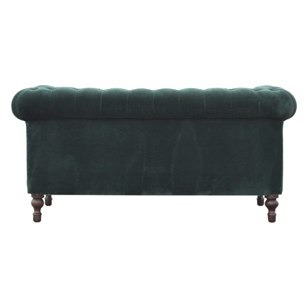 bulk Emerald Green Velvet Chesterfield Sofa for resale