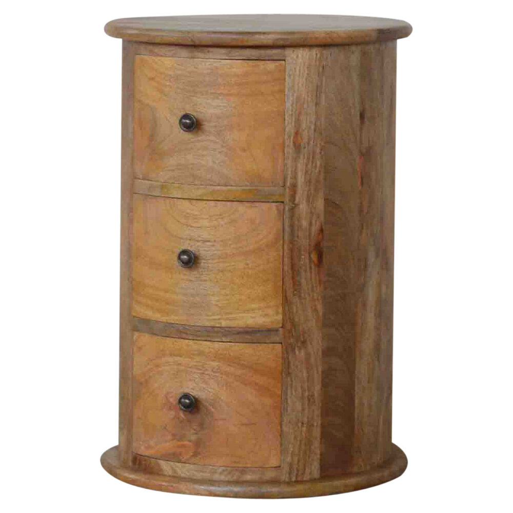 3 Drawer Drum Nightstand wholesalers