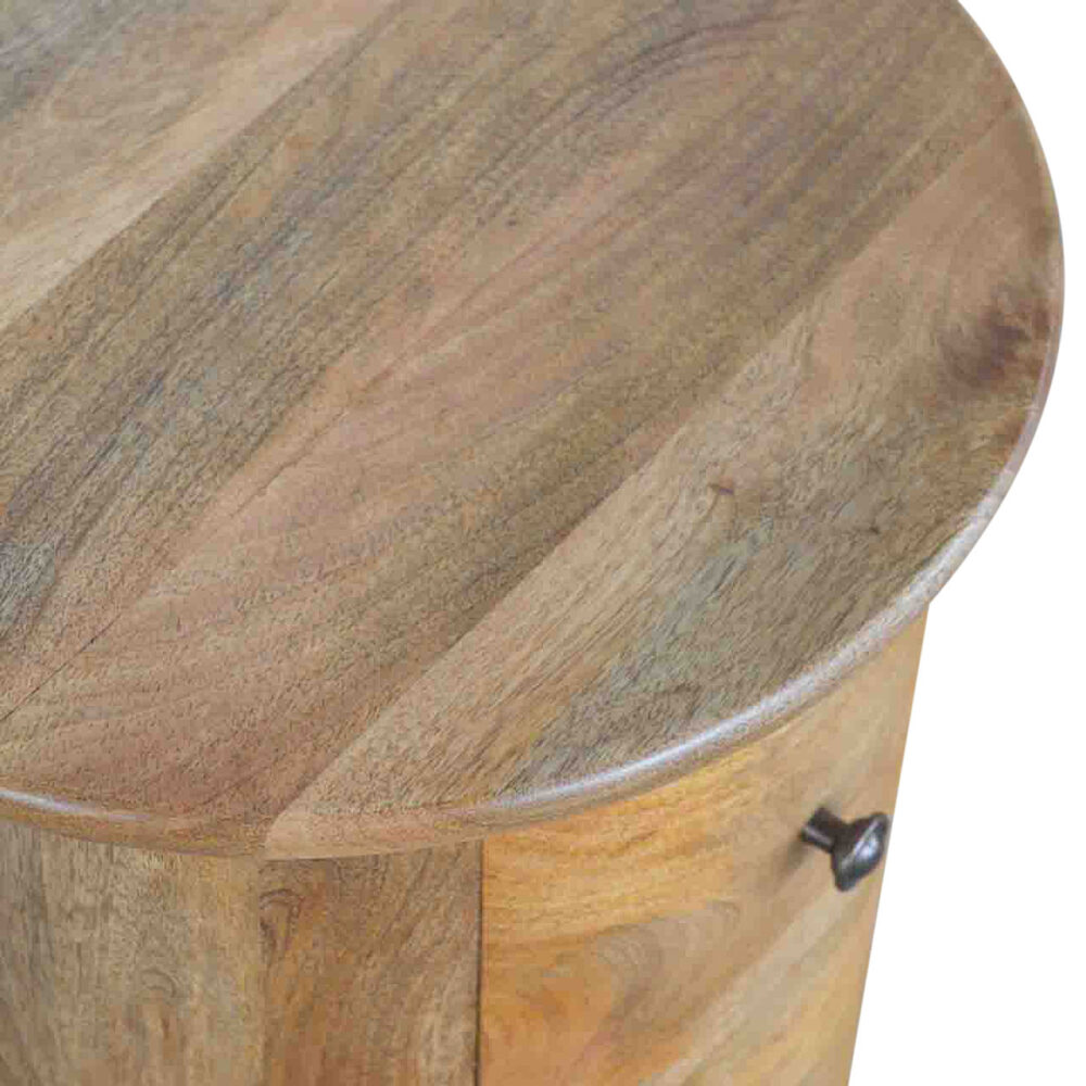 bulk 3 Drawer Drum Nightstand for resale