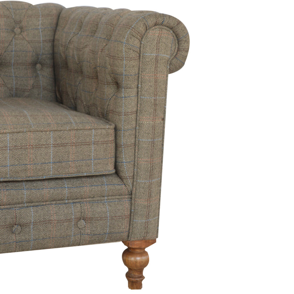 wholesale Multi Tweed Chesterfield Armchair for resale