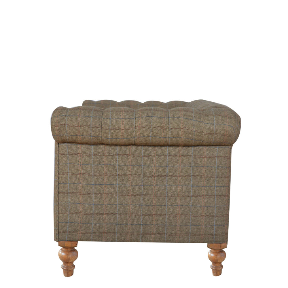 Multi Tweed 2 Seater Chesterfield Sofa for wholesale
