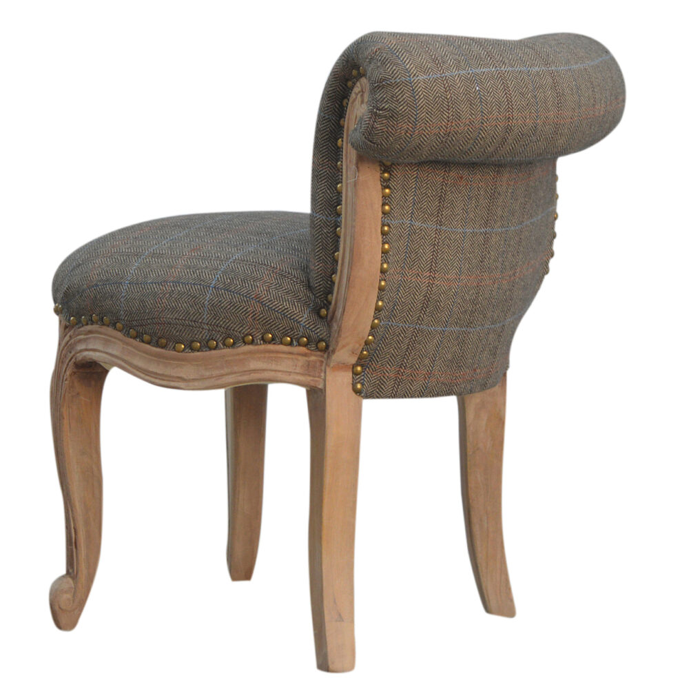 Small Multi Tweed French Chair for resell